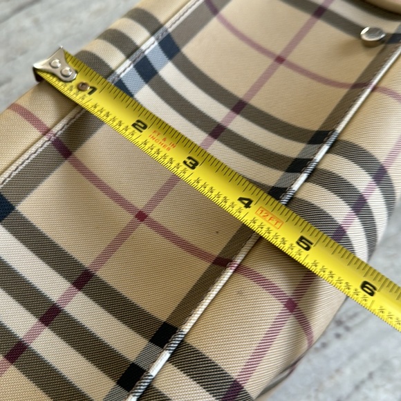 EUC AUTHENTIC Burberry nova check coated canvas handbag - Picture 14 of 16